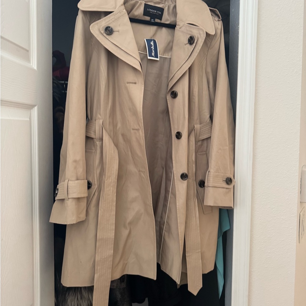London Fog Beige Trench Coat